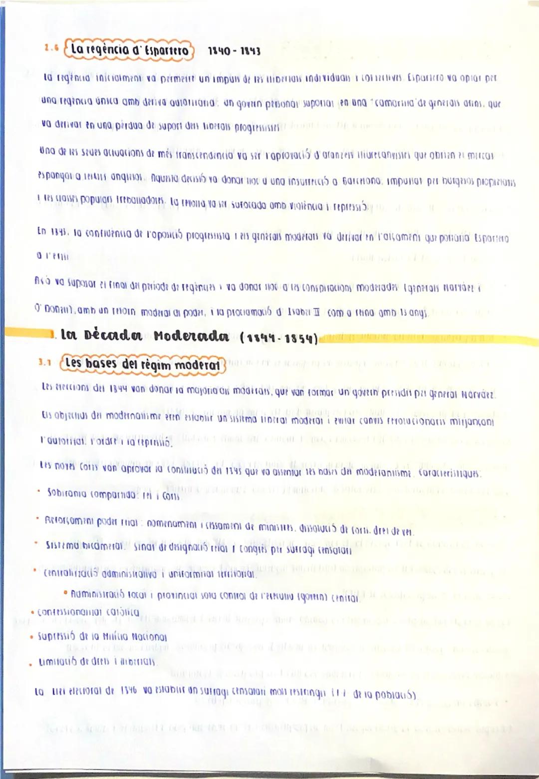 BLOC 1

unitat 4: entre moderats i
progressistes

1.  La primera guerra carlina (1833-1840)

A partir de 1333. S'inicia progressivament la i
