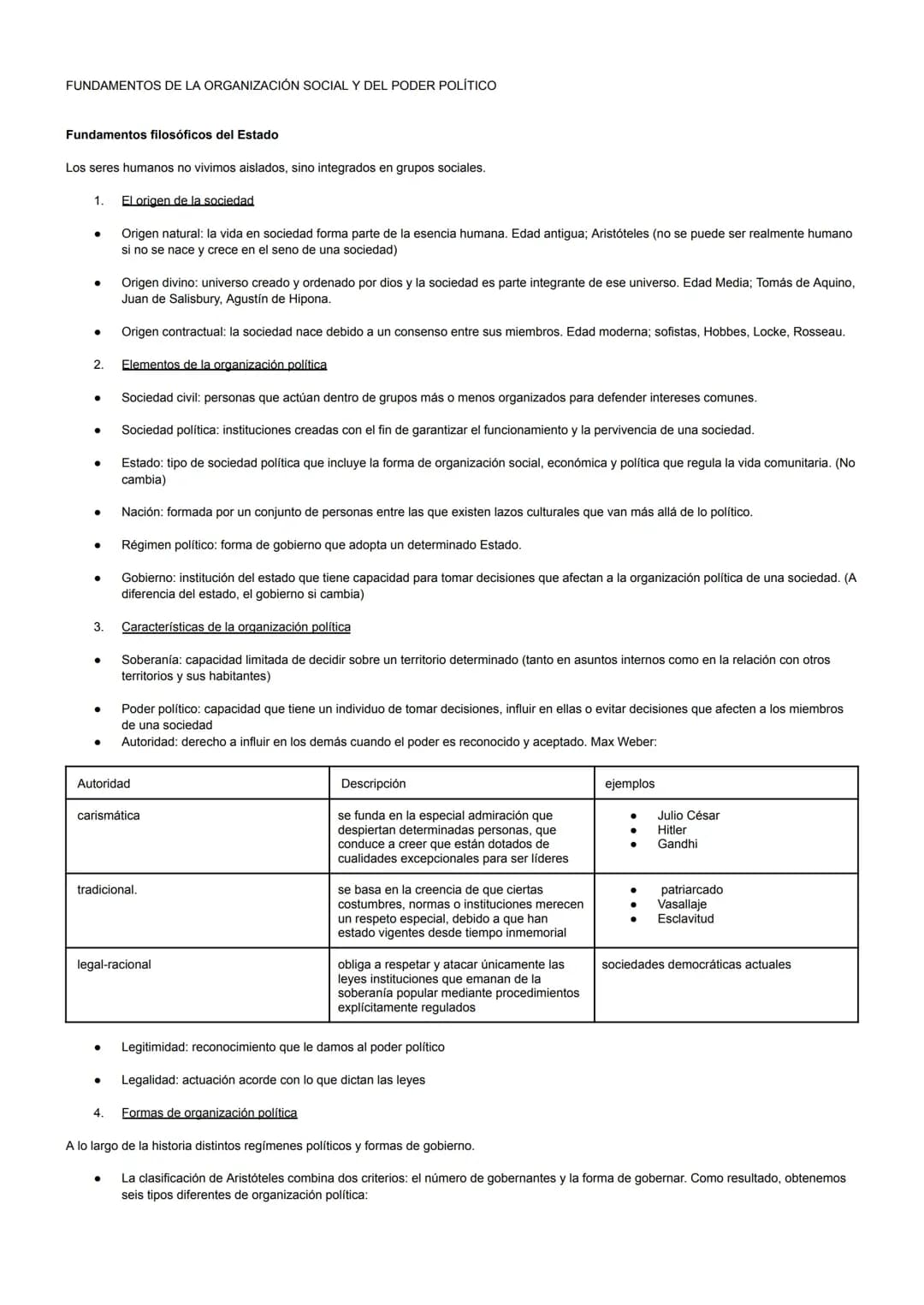  FUNDAMENTOS DE LA ORGANIZACIÓN SOCIAL Y DEL PODER POLÍTICO 