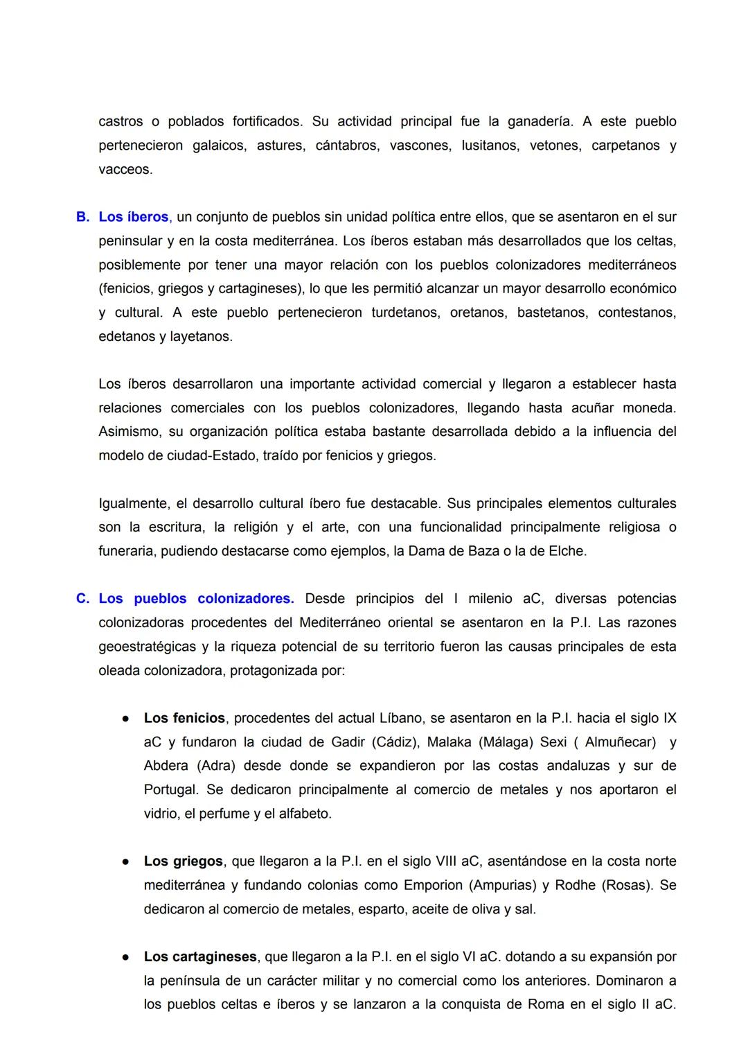 T.01 LA PENÍNSULA IBÉRICA DESDE LA PREHISTORIA
HASTA LA EDAD MEDIA.
ÍNDICE
1. CONTEXTUALIZACIÓN
2. LA PREHISTORIA DE LA PENÍNSULA IBÉRICA
A.