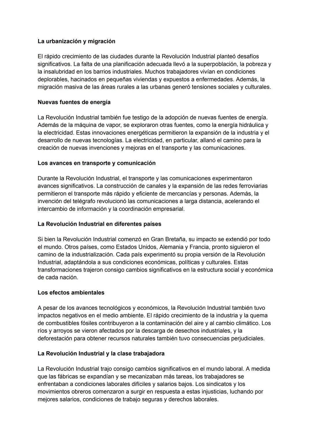 La Revolución Industrial: Transformando el Mundo
con Maquinaria y Avances Tecnológicos
Introducción
La Revolución Industrial fue un período 