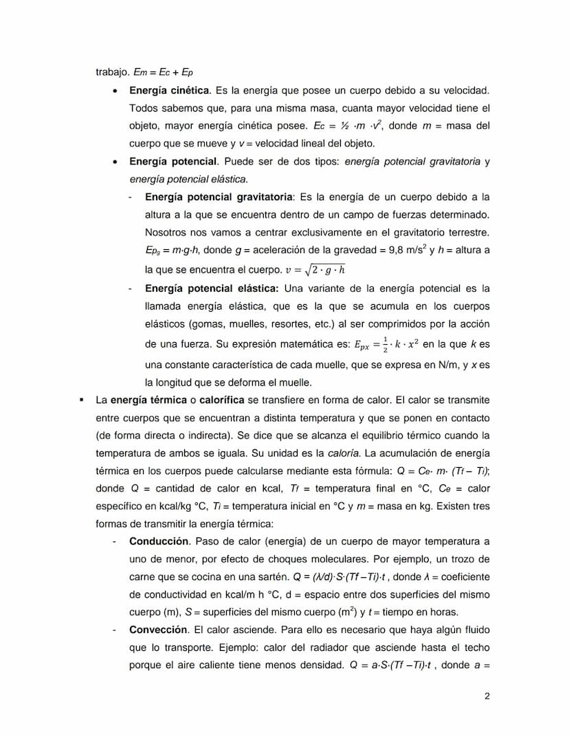 TECNOLOGÍA INDUSTRIAL - (1⁰° Bachillerato)
BLOQUE 1: Recursos energéticos
1. DEFINICIÓN DE ENERGÍA.
La energía tiene diversas definiciones, 
