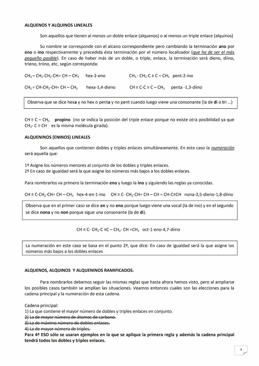 FORMULACIÓN ORGÁNICA PARA 4º ESO
La química orgánica es la química del carbono y ella es, ni más ni menos, que la química que trata y
estudi