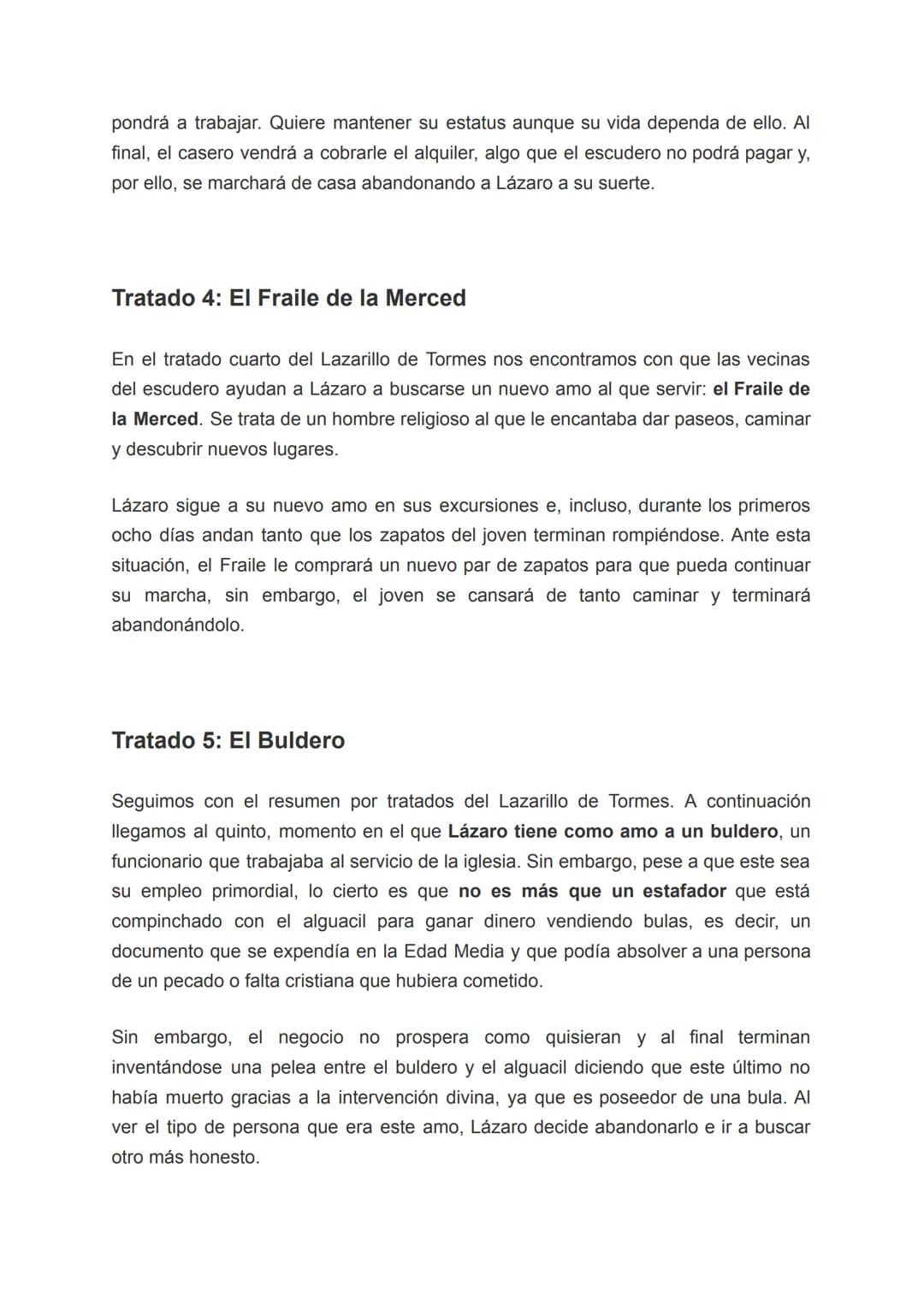 Tratado 1: El Ciego
Comenzamos este resumen breve del Lazarillo de Tormes hablando del tratado
primero con el que se inicia la novela. Aquí 