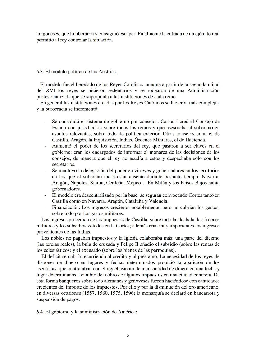 TEMA VI. LA ESPAÑA DEL SIGLO XVI.
Introducción:
Carlos V va a heredar un vasto imperio formado por un heterogéneo conglomerado de
territorio