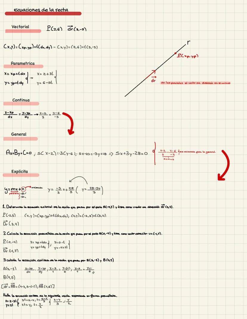 Geometría analítica
Coordenadas y módulos
Coordenadas
Módulo
AB=B-A= (66)-(1,4), AB=(5,2)
Dados los puntos A(-3,7), B(2,-5); CC-1, -41.
AC =