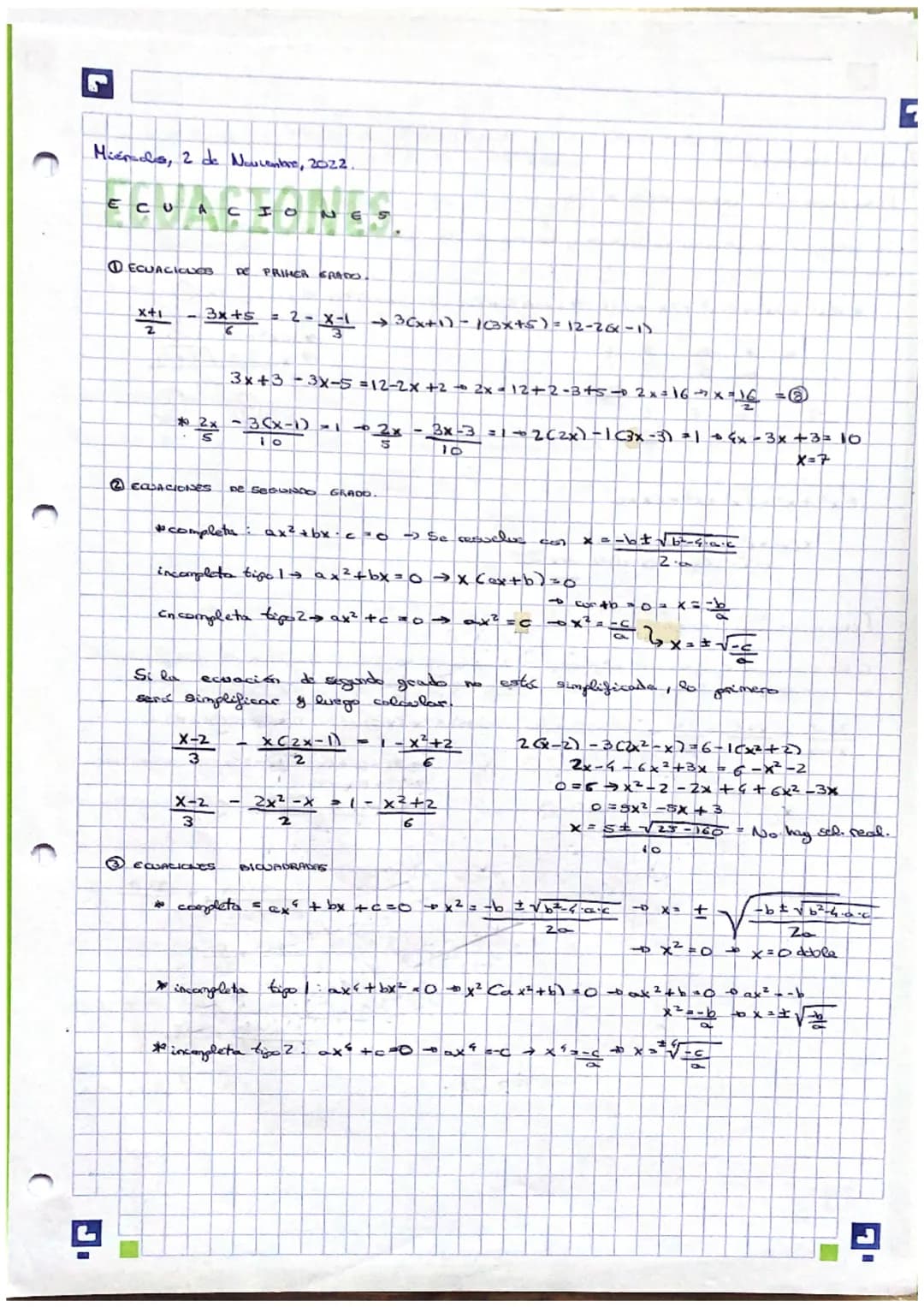 (
C
L
Lunes, 17 de Octubre, 2022.
tema 2 ALGEBRA
6
CIDENTIDADES NOTABLES)
(a + b)² = a ² + 2ab + b²:
(a - b) ².
2²-2ab + b²
(a + b) (a - b) 