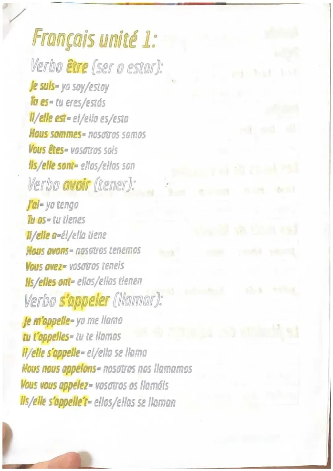 Apprends la Conjugaison Française et Les Nombres en Espagnol !