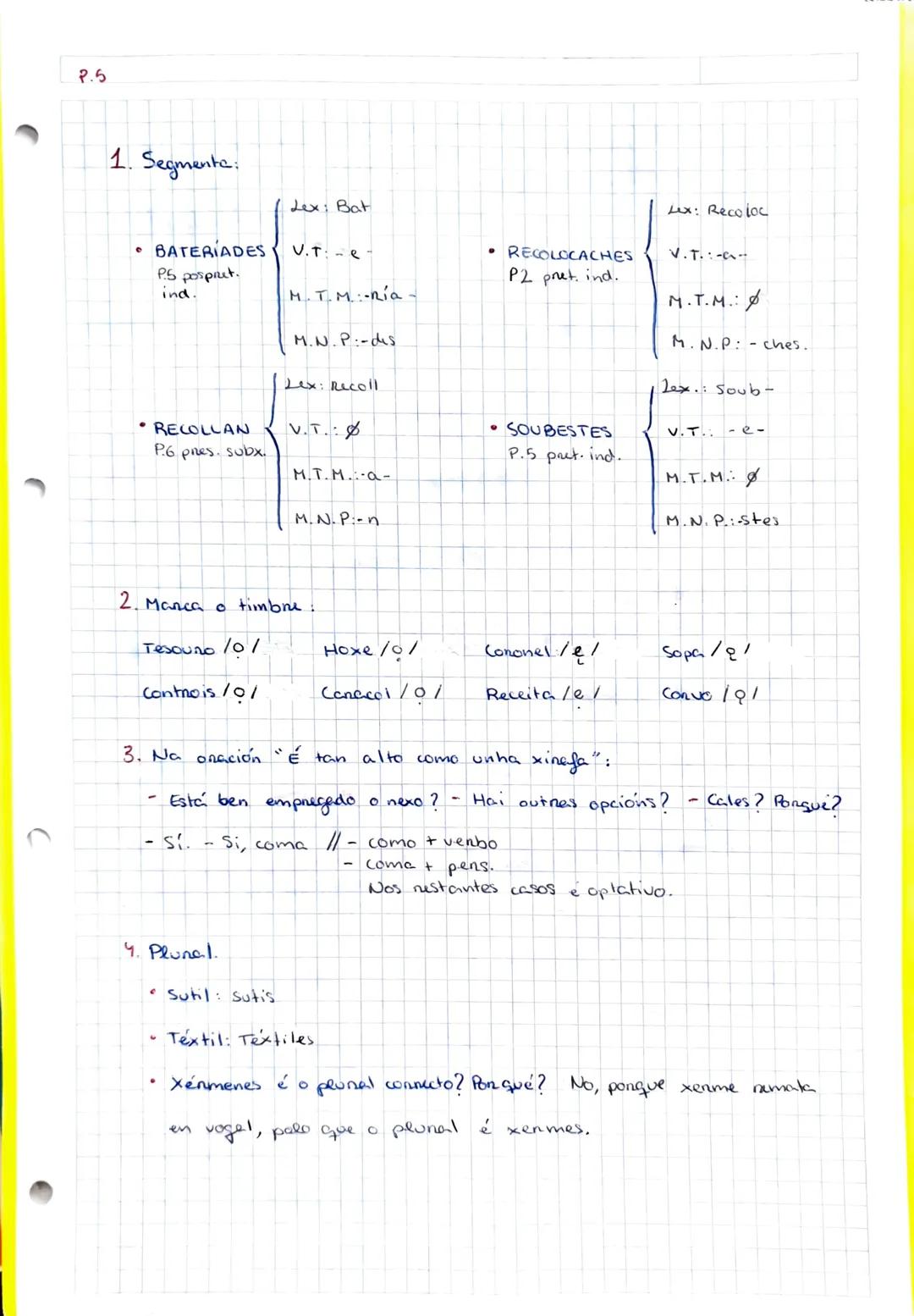 # lingua

X SUBSTANTIVO/ADXETIVO

Singular

Pax. 1

Plunal

Exemplo

1. Se remata en vogal ou-n

+S

Inani-s

2. Se remata en consonante

+ 