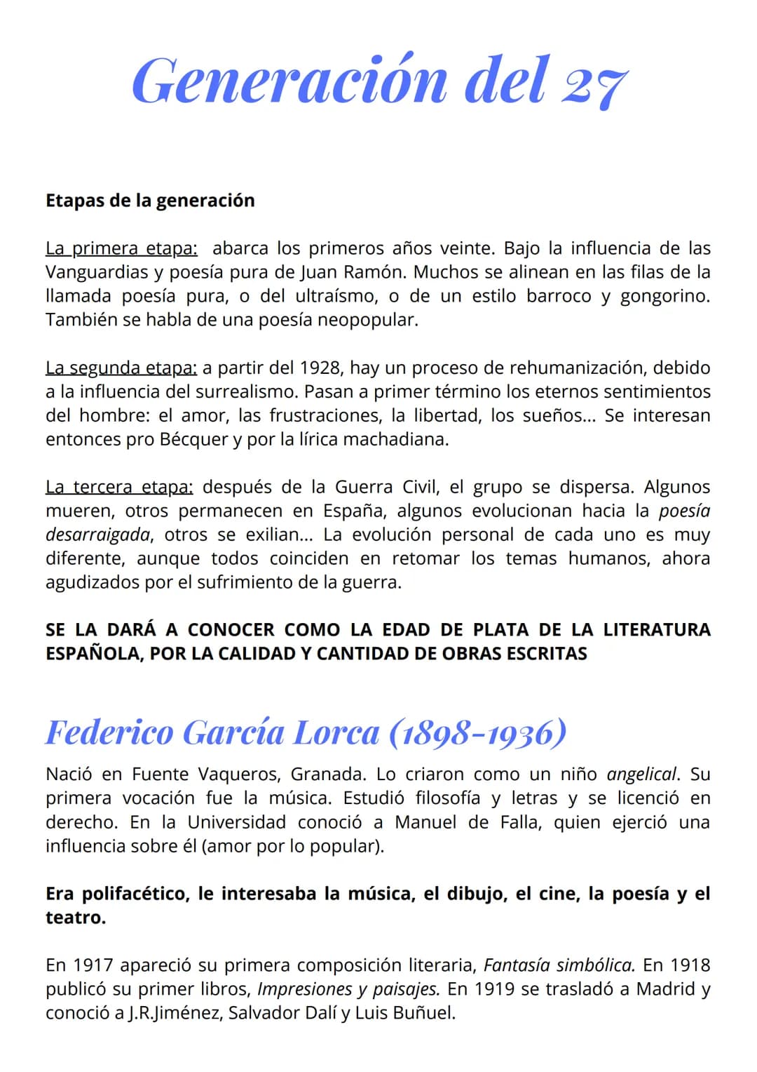 Los intelectuales ante la República
Ellos mostraron una clara inclinación a su favor. Utilizaban la opinión pública a
su favor. Las misiones