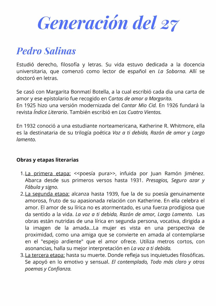 Los intelectuales ante la República
Ellos mostraron una clara inclinación a su favor. Utilizaban la opinión pública a
su favor. Las misiones