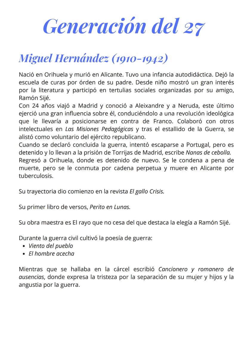 Los intelectuales ante la República
Ellos mostraron una clara inclinación a su favor. Utilizaban la opinión pública a
su favor. Las misiones