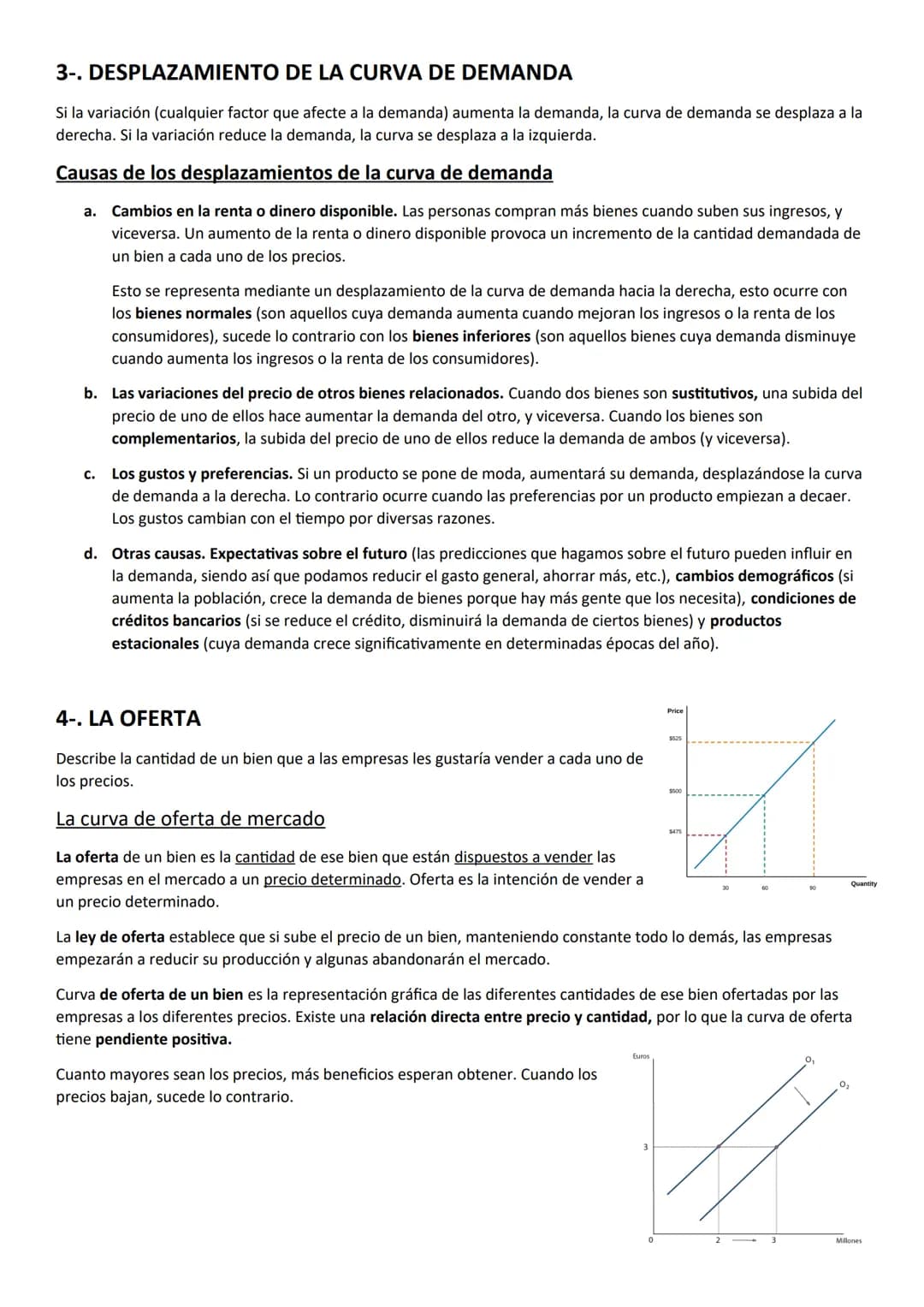 APUNTES ECONOMÍA - TEMA 5
1-. INTERCAMBIO Y MERCADO
El mercado de bienes y servicios
En este tipo de mercado hay, por un lado, unas empresas