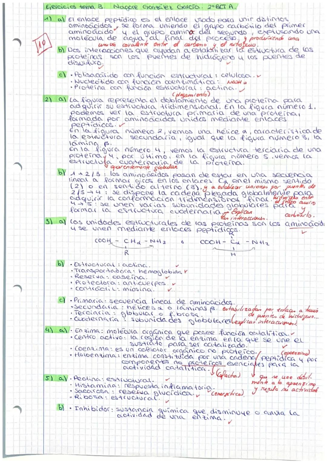 Tema 4. Proteínas 4 cicidos nucleicos.
-Proternos
Proplidos.
Constituidas por C, H, 04 N, 4, en menor proporcion, 5 y P. Son polimeros de
am