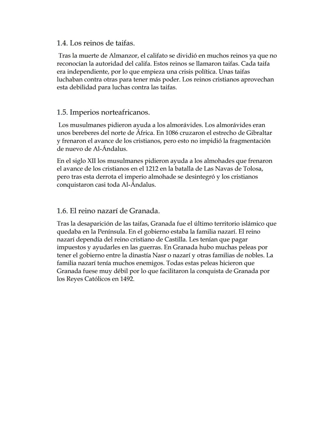 TEMA 5: AL- ÁNDALUS.
1. LA CONQUISTA MUSULMANA, SIGLO VIII.
1.1. La conquista del emirato independiente.
En el año 711 dos reyes que se enfr