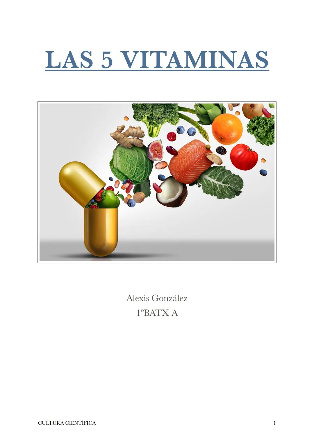 Las 5 vitaminas esenciales para tu salud