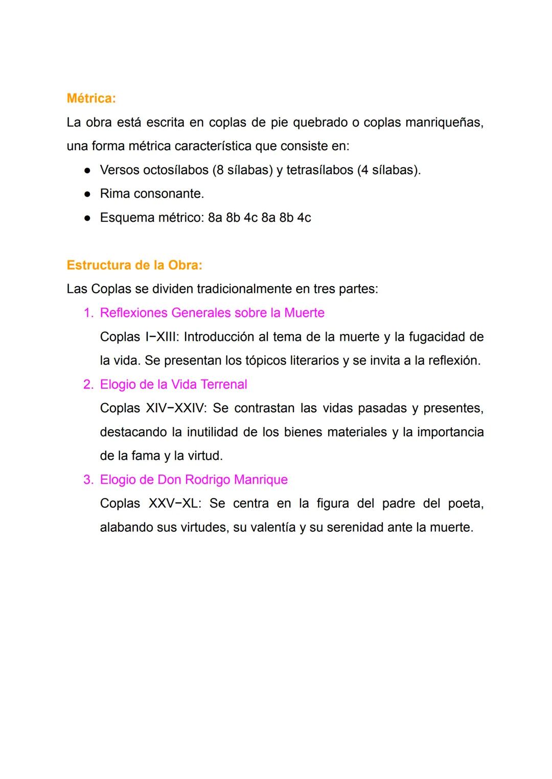 Resumen Completo de las Coplas a la muerte de su padre

Las Coplas a la muerte de su padre de Jorge Manrique son una elegía,
un poema de lam