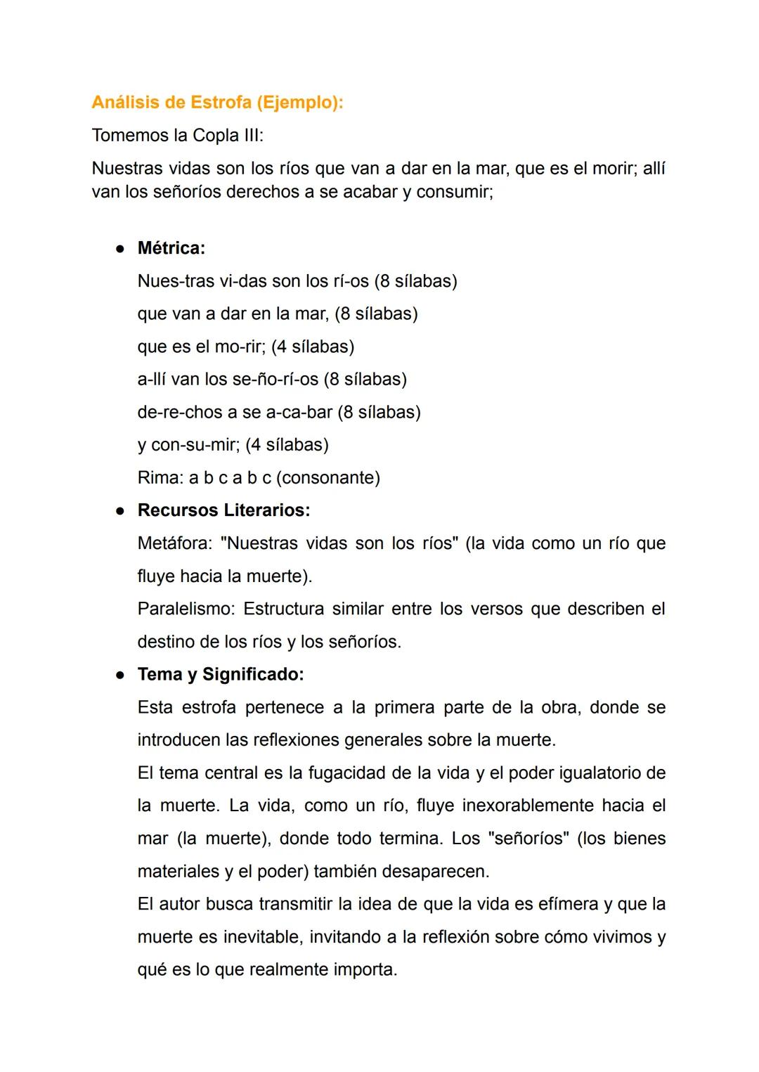 Resumen Completo de las Coplas a la muerte de su padre

Las Coplas a la muerte de su padre de Jorge Manrique son una elegía,
un poema de lam