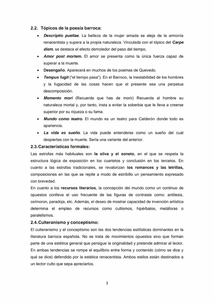 LITERATURA BARROCA - SIGLO XVII
1. EL BARROCO
El término Barroco se utiliza para definir un conjunto de rasgos propios de la cultura
de gran