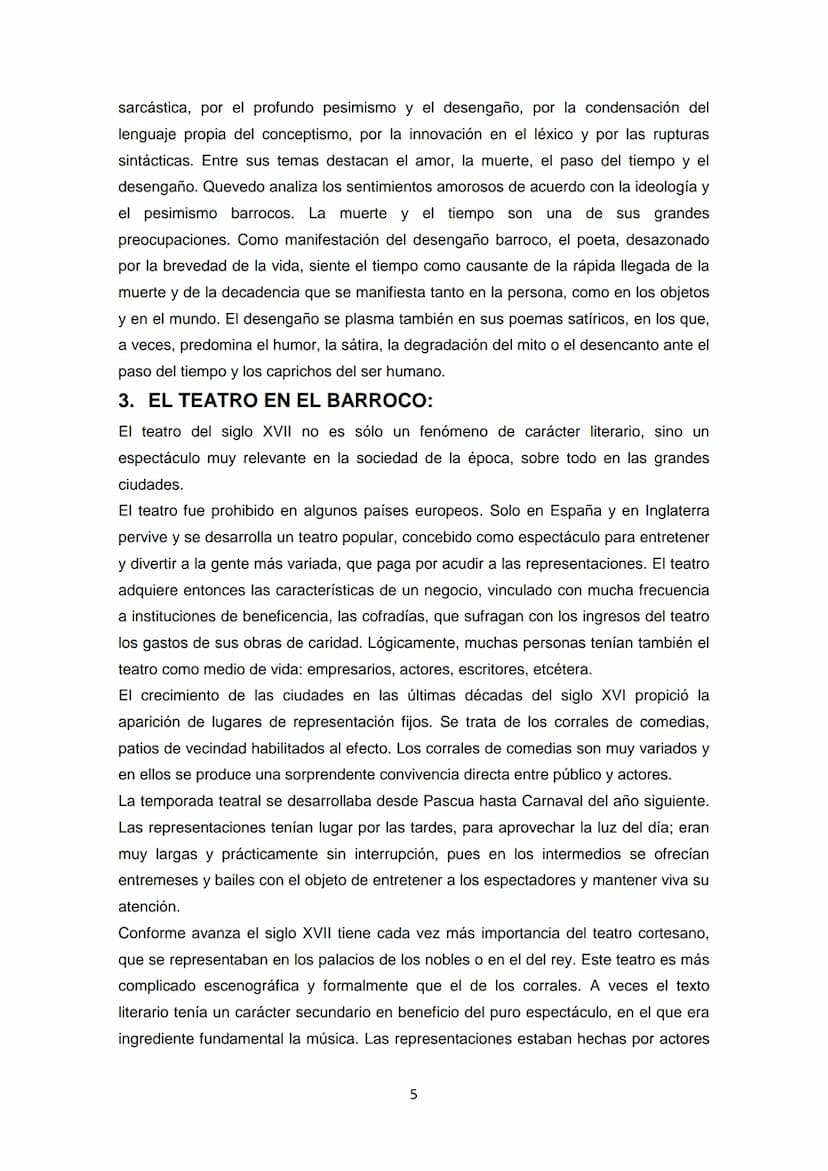 LITERATURA BARROCA - SIGLO XVII
1. EL BARROCO
El término Barroco se utiliza para definir un conjunto de rasgos propios de la cultura
de gran