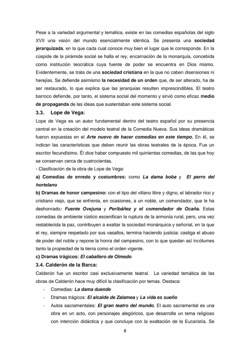 LITERATURA BARROCA - SIGLO XVII
1. EL BARROCO
El término Barroco se utiliza para definir un conjunto de rasgos propios de la cultura
de gran