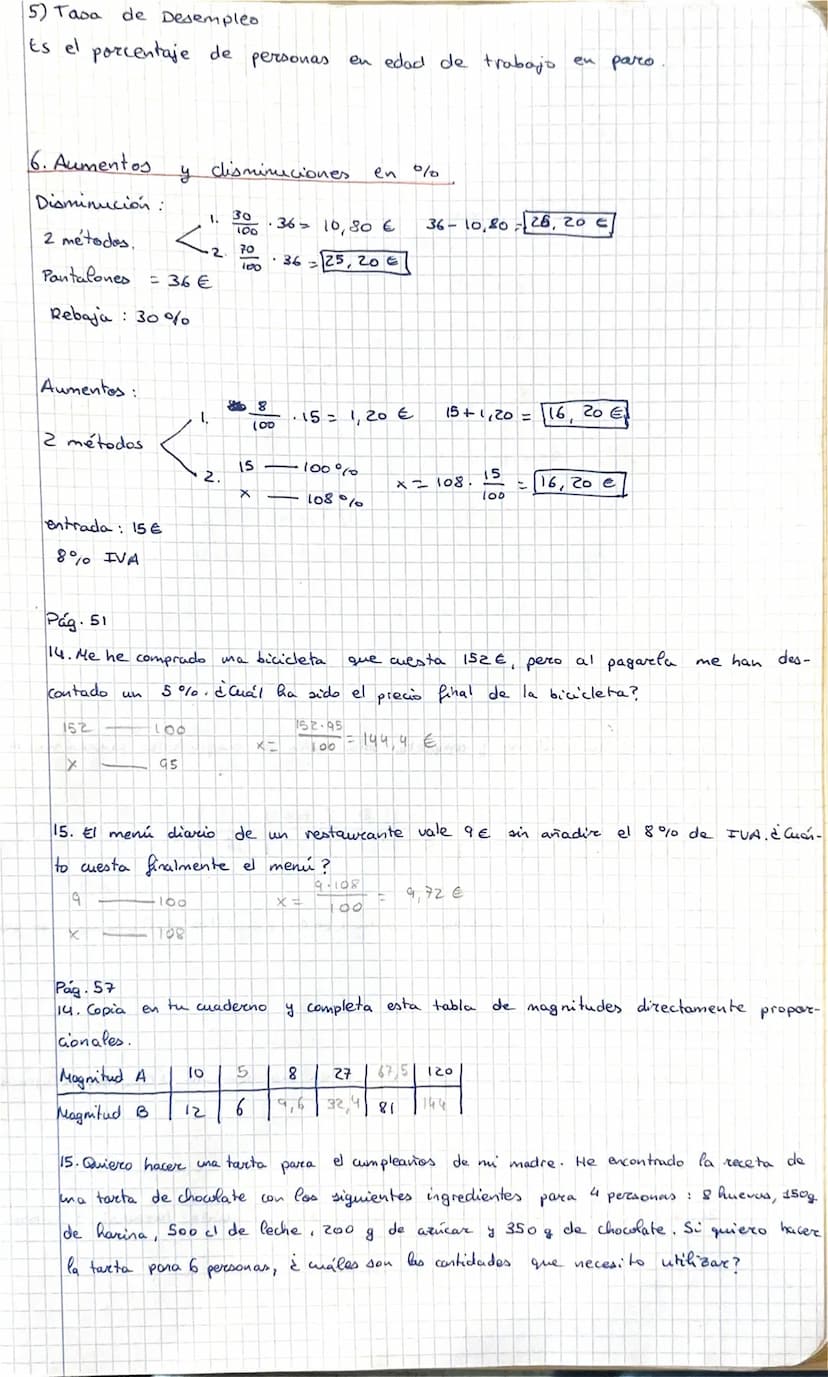 4. Aplicaciones
•Porcentajes: proporcionalidad directa
- Escala (1:200): proporcionalidad directa
-
- Interés <compuesto
simple
directamente