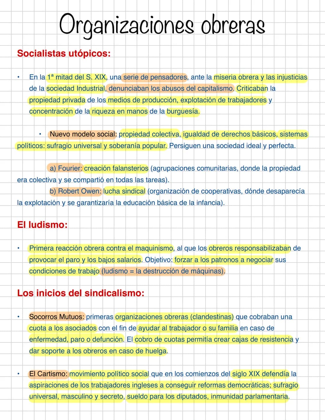 Nueva sociedad de clases:
●
La sociedad industrial
La propiedad y la riquezas, definen la pertenencia a una clase social. Existe la promoció