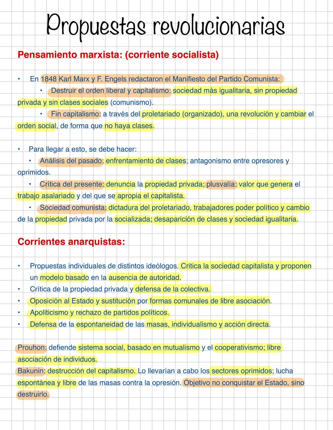 Nueva sociedad de clases:
●
La sociedad industrial
La propiedad y la riquezas, definen la pertenencia a una clase social. Existe la promoció