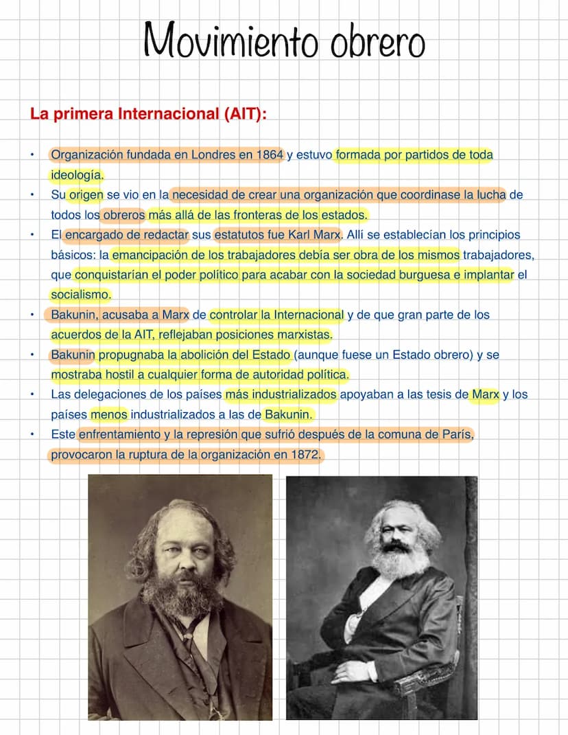 Nueva sociedad de clases:
●
La sociedad industrial
La propiedad y la riquezas, definen la pertenencia a una clase social. Existe la promoció