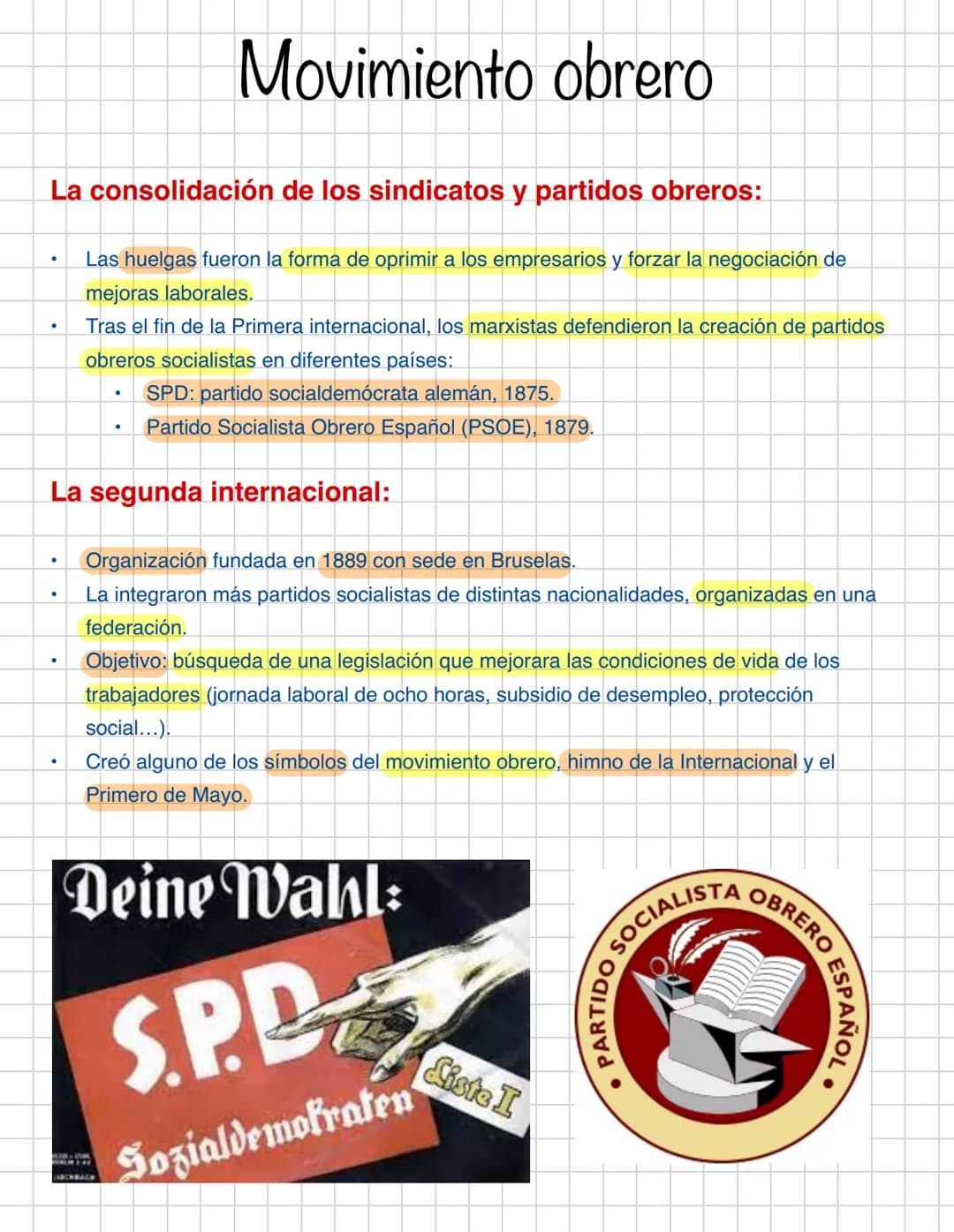 Nueva sociedad de clases:
●
La sociedad industrial
La propiedad y la riquezas, definen la pertenencia a una clase social. Existe la promoció