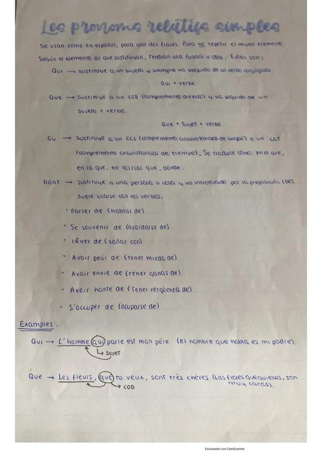 Aprende Gramática Francesa Fácilmente: Pronombres, Comparativos y Más