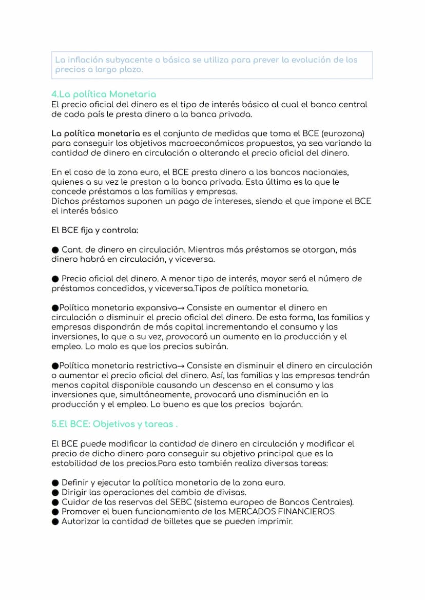 Tema 9: Las cuentas del estado
1.1.La politica fiscal
La política fiscal es la actuación del sector público mediante la recaudación y
la pos