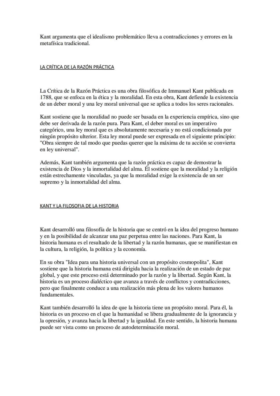 EL PENSAMIENTO CRÍTICO DE KANT
Immanuel Kant (1724-1804) es uno de los pensadores más importantes de la filosofía
moderna, conocido especial