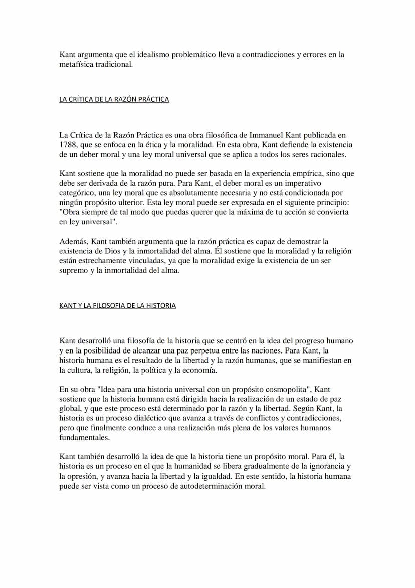 EL PENSAMIENTO CRÍTICO DE KANT
Immanuel Kant (1724-1804) es uno de los pensadores más importantes de la filosofía
moderna, conocido especial
