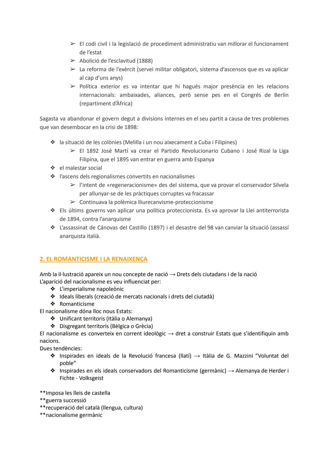 # LA RESTAURACIÓ

1. SISTEMA POLÍTIC DE LA RESTAURACIÓ

1.1. Definició

Període de la història d'Espanya que comprèn des del desembre de 187