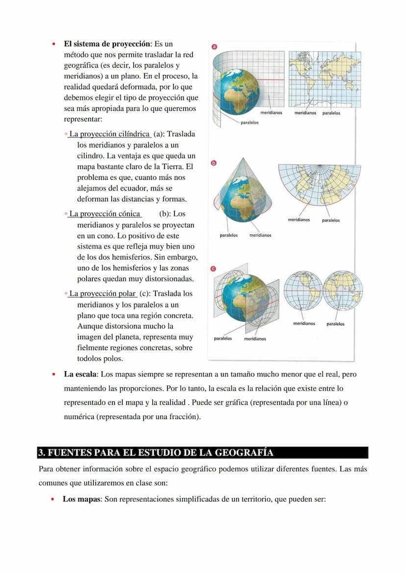 1. ¿QUÉ ES LA GEOGRAFÍA?
La palabra Geografía proviene de los términos griegos Ge (Tierra) y Graphein (representar,
describir). Por lo tanto