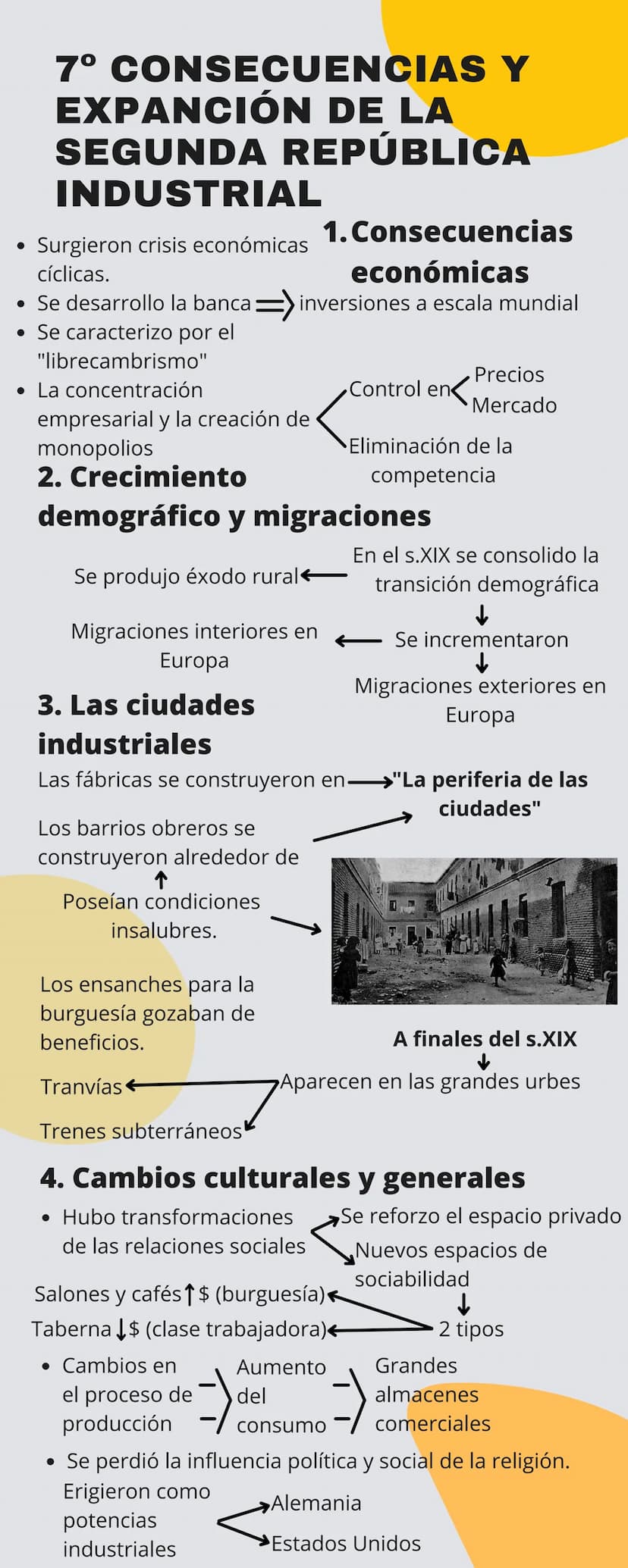 40
30
20
10
0
1° ORIGENES DE LA
REVOLUCIÓN
INDUSTRIAL
Se introdujeron nuevas
técnicas de cultivo
(cosechadora mecánica,
uso de fertilizantes