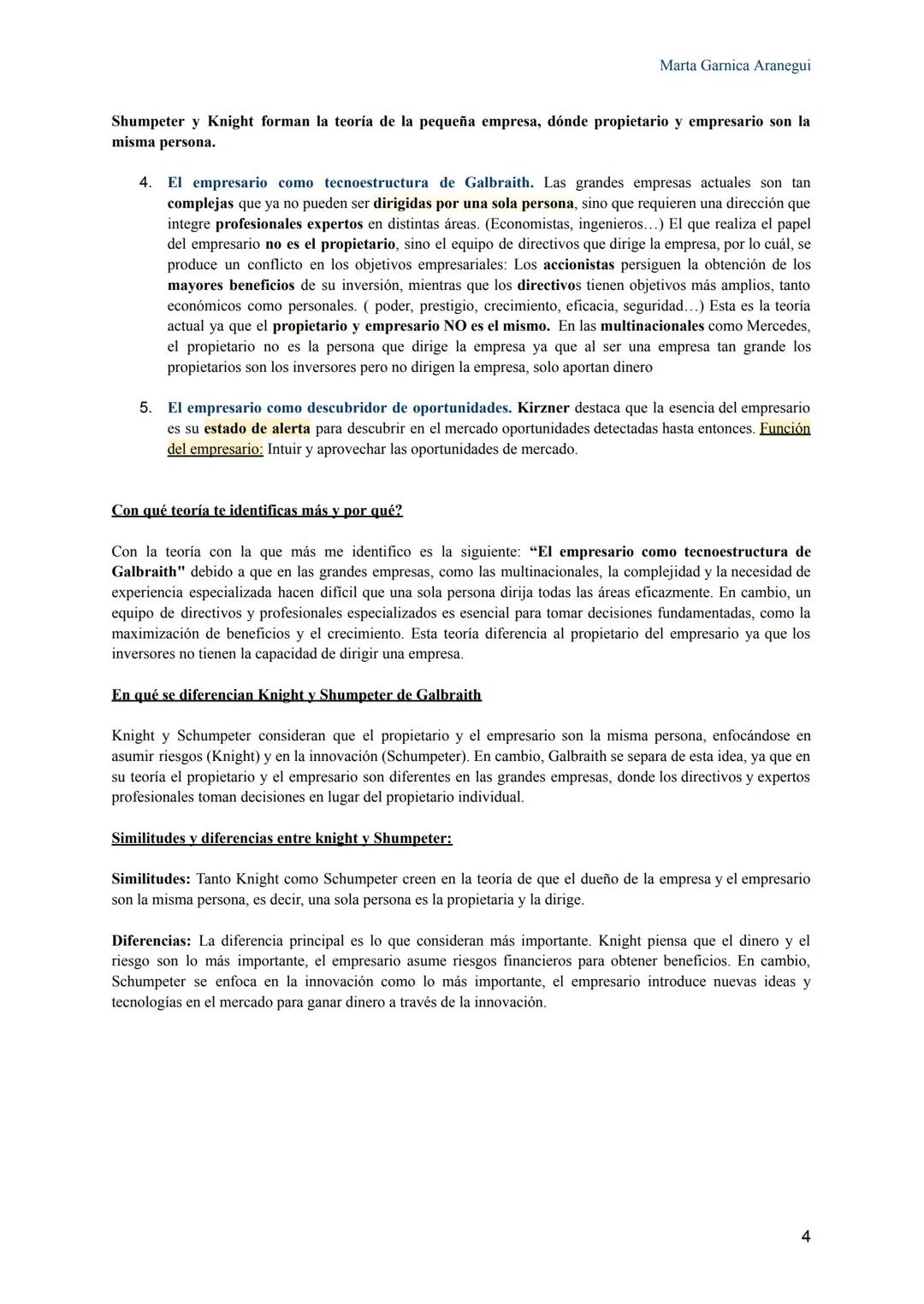 TEMA 1: EL PAPEL DE LA EMPRESA EN LA ECONOMÍA
1.0 Actividad económica y empresa:
Marta Garnica Aranegui
La actividad económica surge con el 