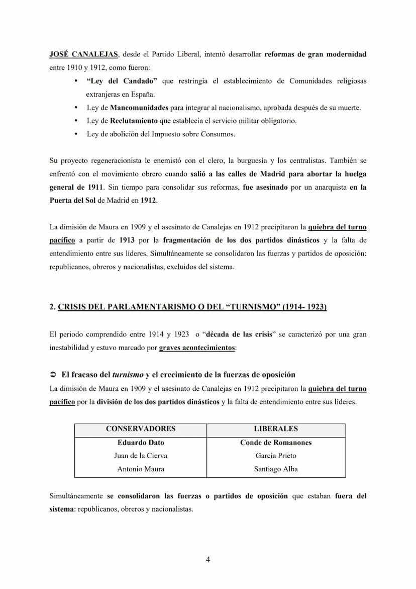 TEMA 5
CRISIS DE LA RESTAURACIÓN: REINADO DE ALFONSO XIII
(1902 - 1931)
Tres epígrafes: Proyectos del regeneracionismo político - Crisis del