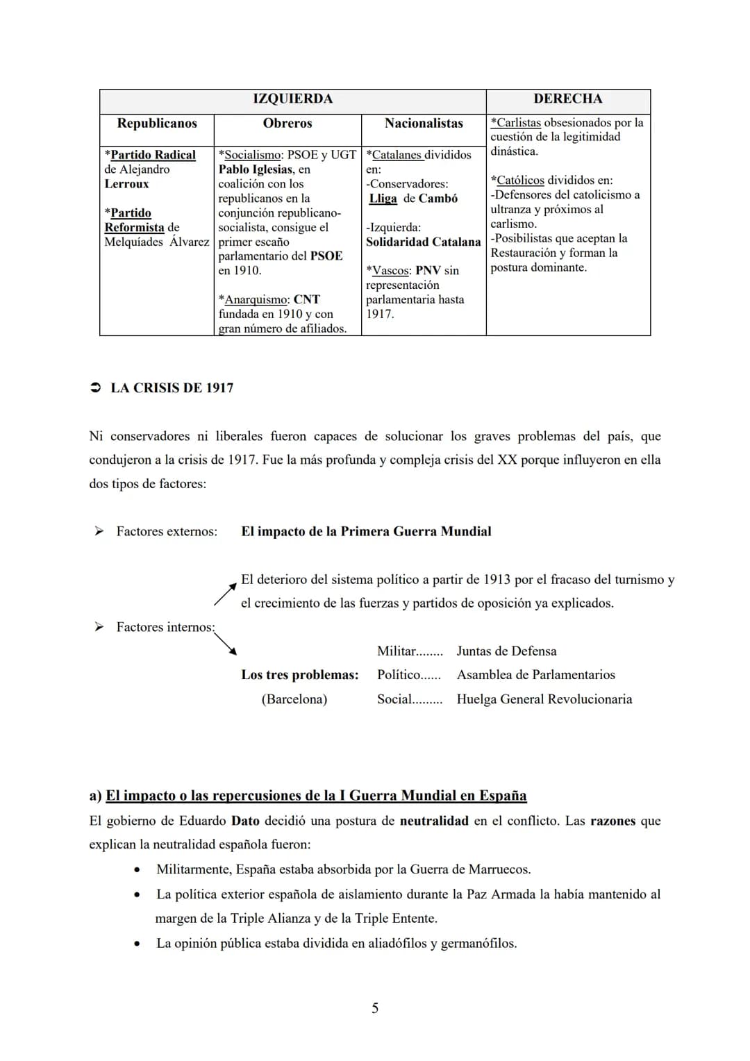 TEMA 5
CRISIS DE LA RESTAURACIÓN: REINADO DE ALFONSO XIII
(1902 - 1931)
Tres epígrafes: Proyectos del regeneracionismo político - Crisis del