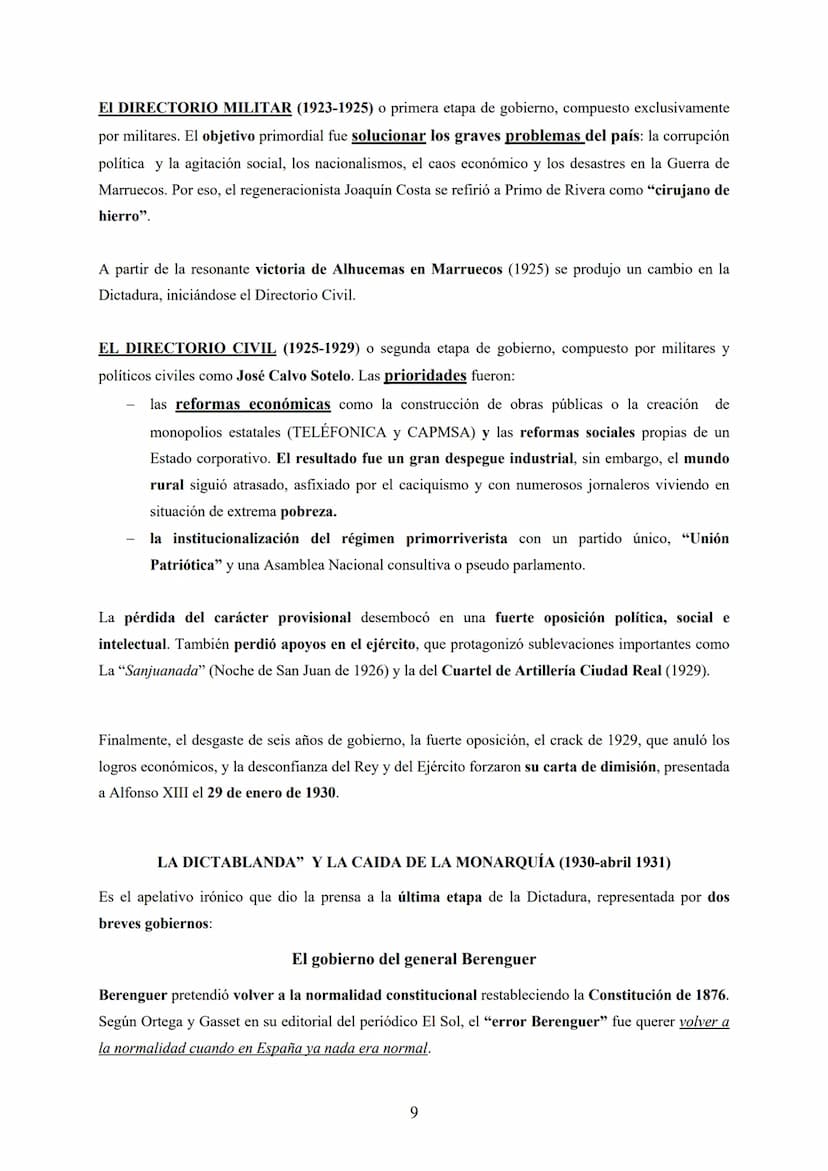 TEMA 5
CRISIS DE LA RESTAURACIÓN: REINADO DE ALFONSO XIII
(1902 - 1931)
Tres epígrafes: Proyectos del regeneracionismo político - Crisis del