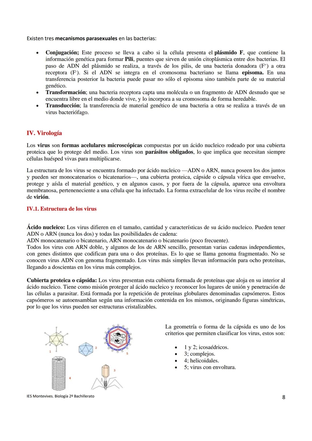 Temas 15 MICROBIOLOGÍA Y VIROLOGÍA
La palabra microbiología procede de tres palabras griegas: mikros (que significa pequeño), bios (vida) y 