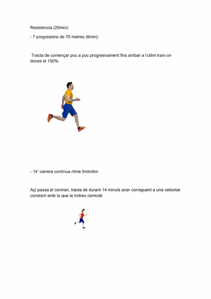 Lunes dia 5 de noviembre segunda semana
Escalfament: (5min)
- Trote continuo 2 min
-Estirament balístic de tren inferior (lateral i frontal)