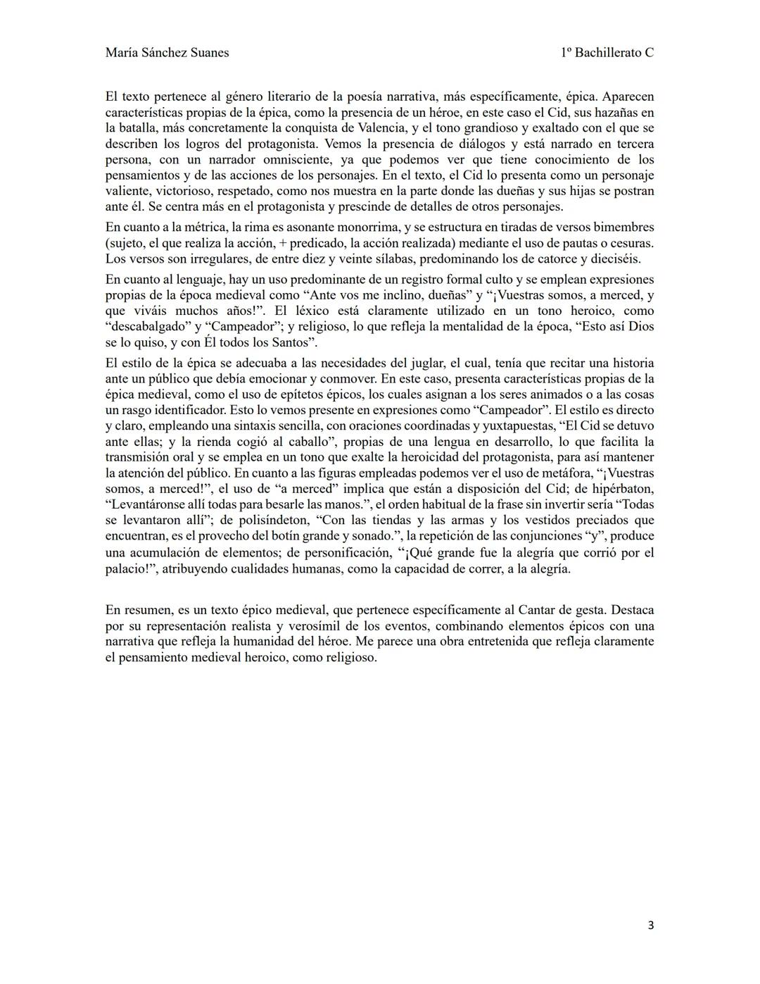 María Sánchez Suanes
Comentarios de texto
1º Bachillerato C
TEXTO 1, Página 92
Carecemos de detalles sobre la autoría del texto, por lo que 