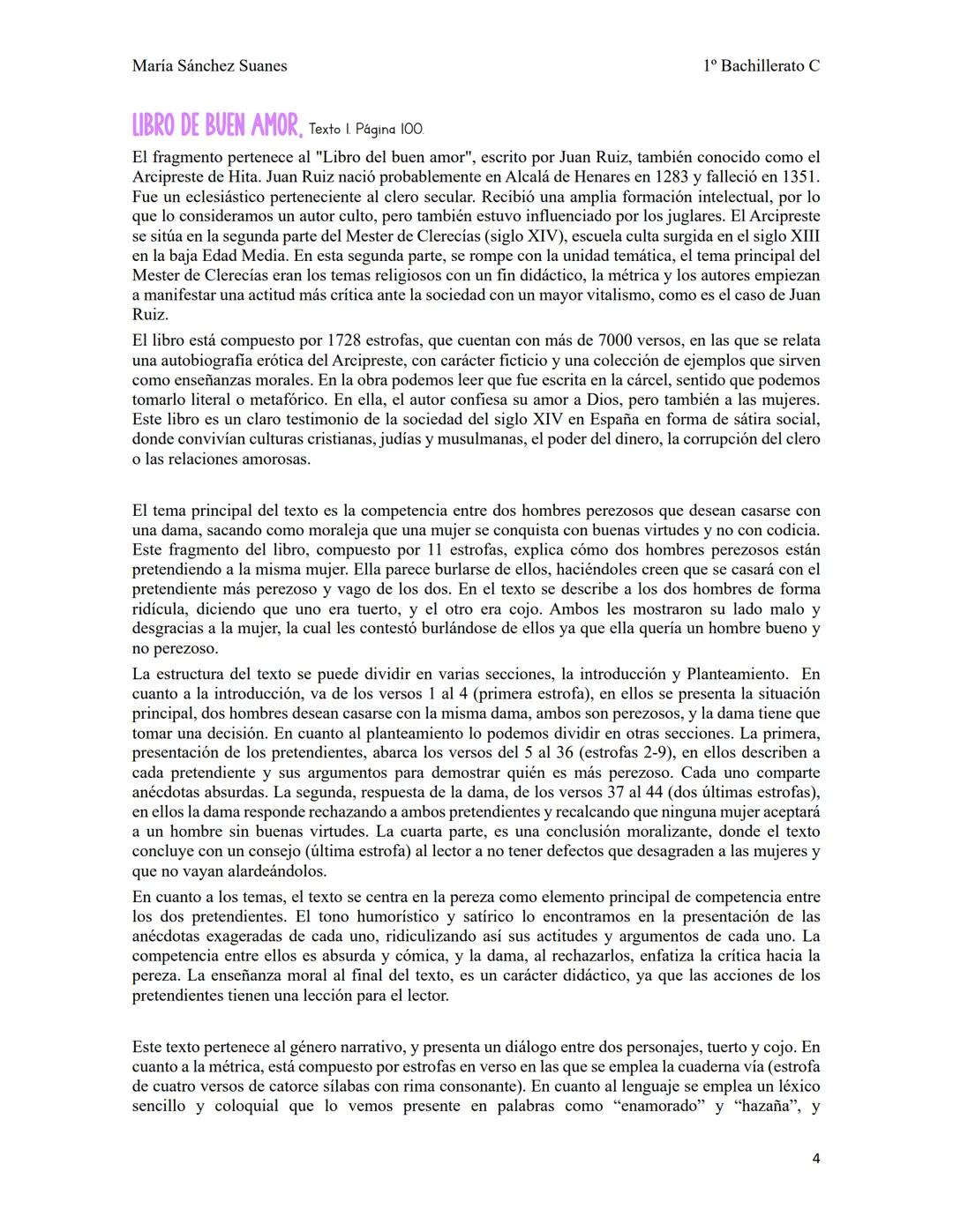María Sánchez Suanes
Comentarios de texto
1º Bachillerato C
TEXTO 1, Página 92
Carecemos de detalles sobre la autoría del texto, por lo que 