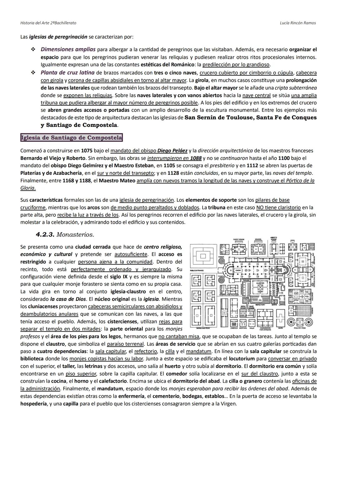 Historia del Arte 2º Bachillerato
Lucía Rincón Ramos
UNIDAD 4: ARTE ROMÁNICO
4.1. CONTEXTO HISTÓRICO GENERAL
4.1.1. Concepto.
4.1.2. Context