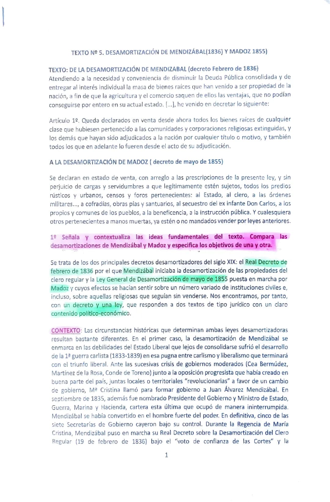 Desamortización de Mendizábal y Madoz: Resumen, Consecuencias, y Contexto Histórico