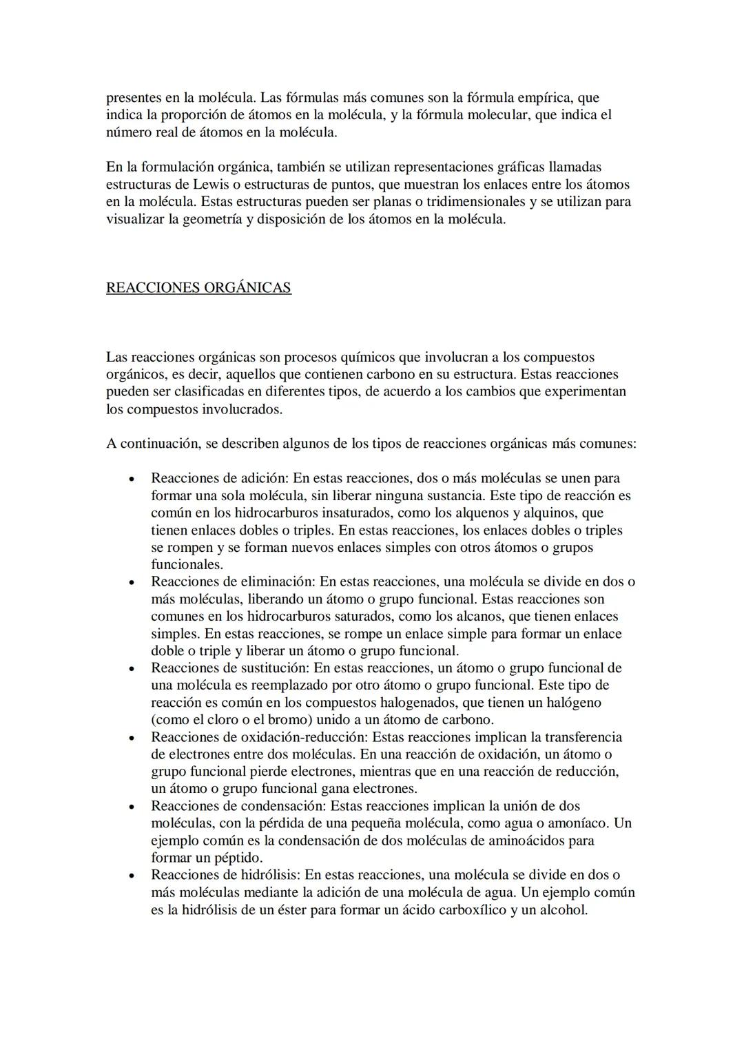 QUÍMICA DEL CARBONO
La química del carbono es la rama de la química que se encarga del estudio de los
compuestos químicos que contienen carb