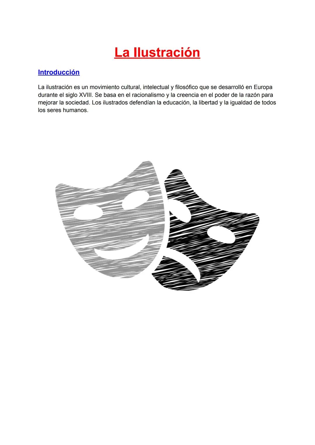 Principales características y autores destacados de la Ilustración