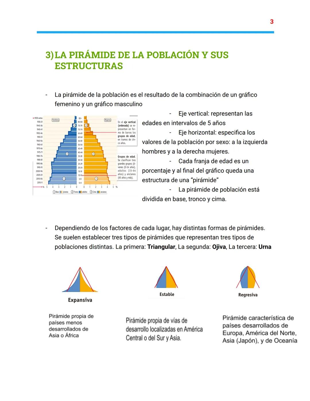 SOCIALES GEOGRAFÍA
●
TEMA 9: LA HABITANTES DEL PLANETA
1) LA POBLACIÓN DEL PLANETA
• La demografía es la ciencia que estudia la población. E