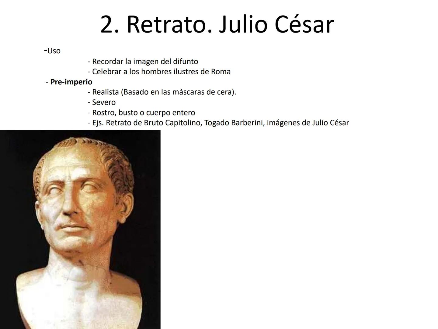Roma.
Artes figurativas Escultura en Roma 1 características generales:
-Materiales
-Uso
-Mármol
-Bronce
- Etapas
2 Retrato
-Uso
Esquema 1
- 